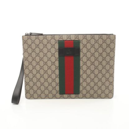 Picture of GUCCI GG Supreme Sherry line Clutch bag