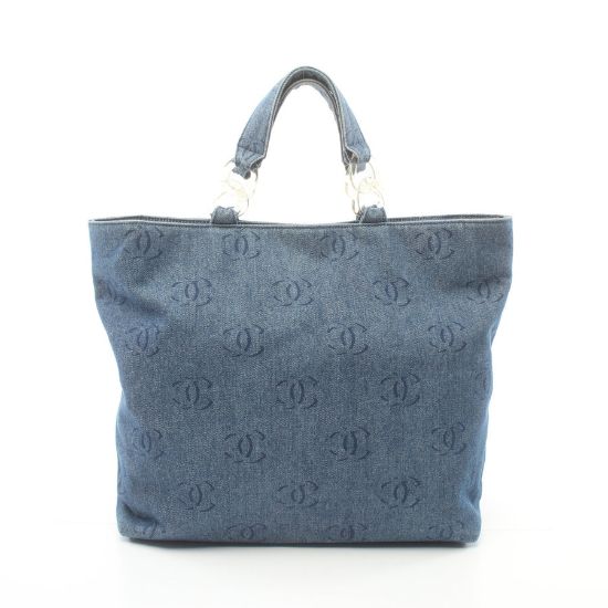 Picture of CHANEL Coco mark Tote bag Denim