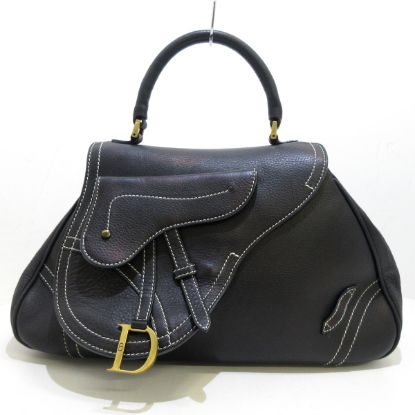 Picture of DIOR Saddle Bag Handbag Grained Calfskin