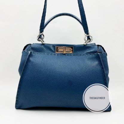 Picture of Fendi PeekABoo Sellier Blue Medium