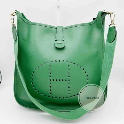 Picture of Hermes Evelyne I GM Bambou Green