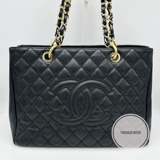 Picture of Chanel GST Caviar Black GHW