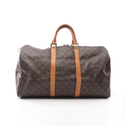 Picture of Louis Vuitton Keepall 50 Monogram Boston bag PVC Leather Brown