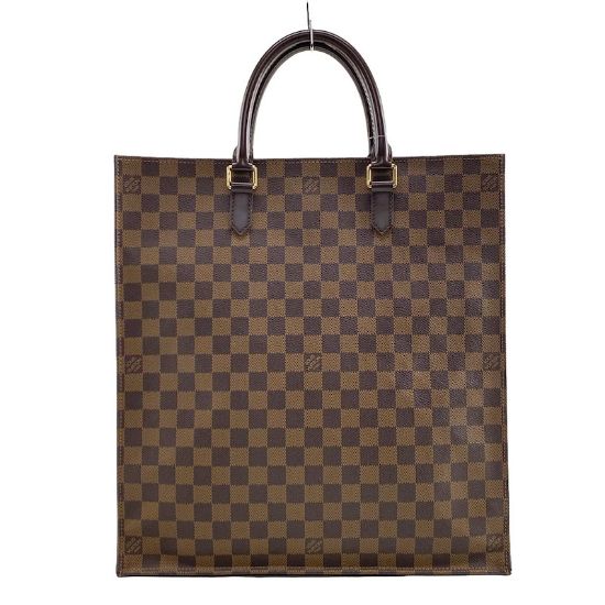 Picture of Louis Vuitton Sac Plat Damier Tote Bag Ebene Damier Canvas Brown