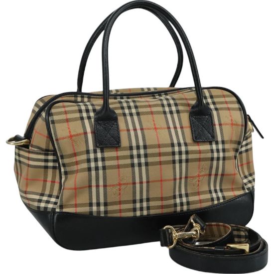 Picture of Burberry Nova Check Hand Bag Canvas 2way Beige