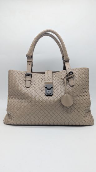 Picture of Bottega Veneta Roma Large Dark Beige