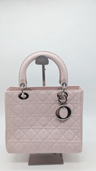 Picture of Christian Dior Lady Medium Pink Leather
